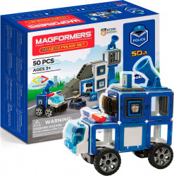 Магнитный конструктор Magformers 717002 Amazing Police Set 50 деталей
