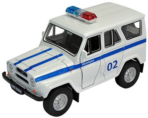 Модель машины Welly УАЗ 31514 Полиция