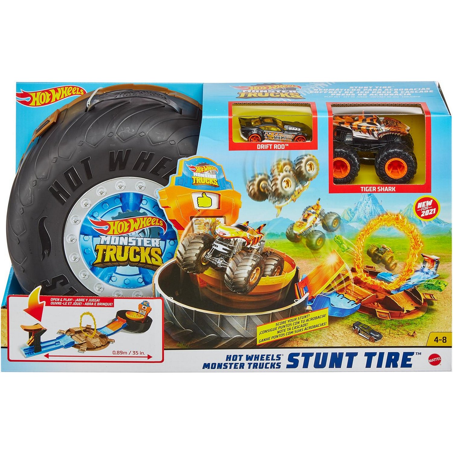 Купить Трек Hot Wheels Monster Trucks Stunt Tire GVK48 в Геленджике в  интернет-магазине LEMI KIDS