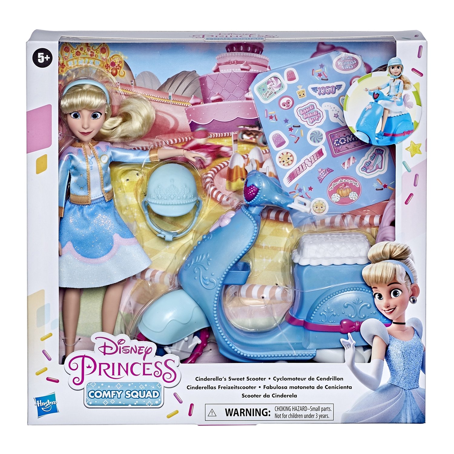 Кукла Hasbro Disney Princess Ральф против интернета Комфи Золушка на скутер,  E8937 купить в Геленджике в интернет-магазине LEMI KIDS