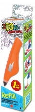 Картридж для 3D ручки Вертикаль, цвет неоновый оранжевый
