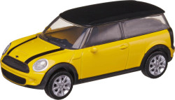 Машина металлическая Mini Clubman, масштаб 1:43, жёлтая