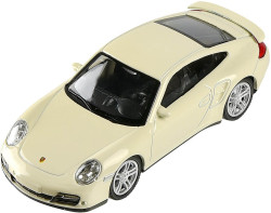 Машина металлическая Porsche 911 Turbo, RMZ City, без механизмов, 1:43, белая