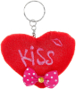 Мягкая игрушка-брелок "Сердце KISS" 