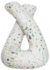 Подушка для беременных AmaroBaby U-образная Абстракция белый 340х35 см