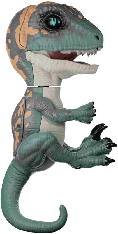 Интерактивный динозавр Fingerlings Фури темно-зеленый с бежевым 12 см
