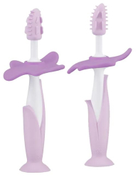 Набор зубные щётки-массажёры Roxy Kids для малышей цвет, сиреневый 