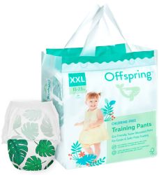 Подгузники-трусики Offspring Листочки XL 12-20 кг 30 штук