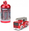 Радиоуправляемая пожарная машина Junfa мини, пластиковый бокс 9х17х9 см