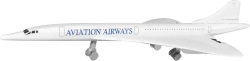 Самолет Welly Concorde, 12-15 см