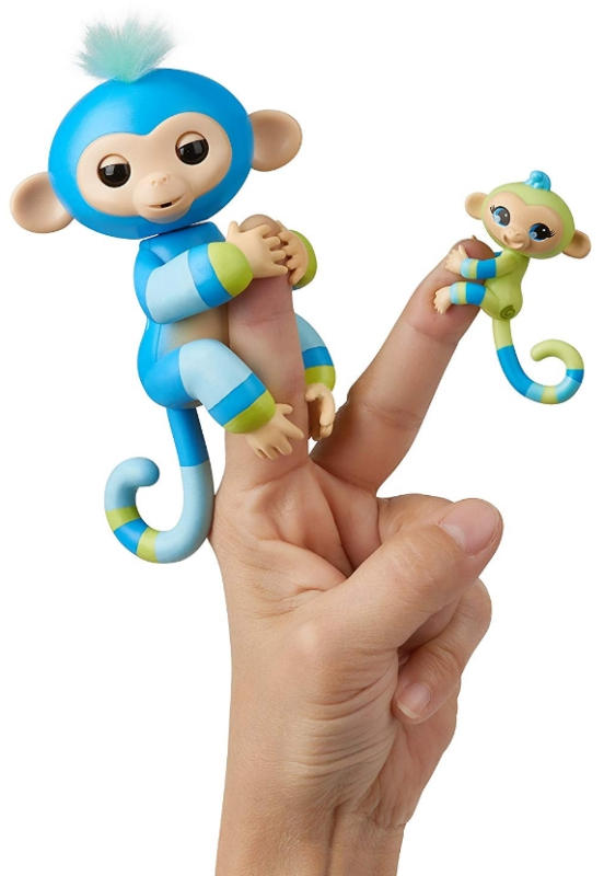 Интерактивная обезьянка Fingerlings Билли с малышом 12 см