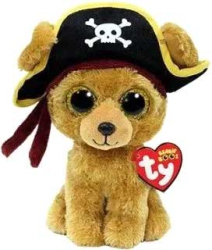 Мягкая игрушка TY Beanie Babies Собака-пират Rowan 15 см