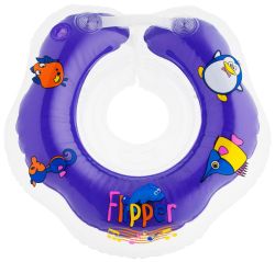 Круг на шею для купания малышей музыкальный ROXY KIDS Flipper