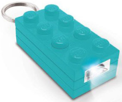 Брелок-фонарик для ключей LEGO Friends лазурный