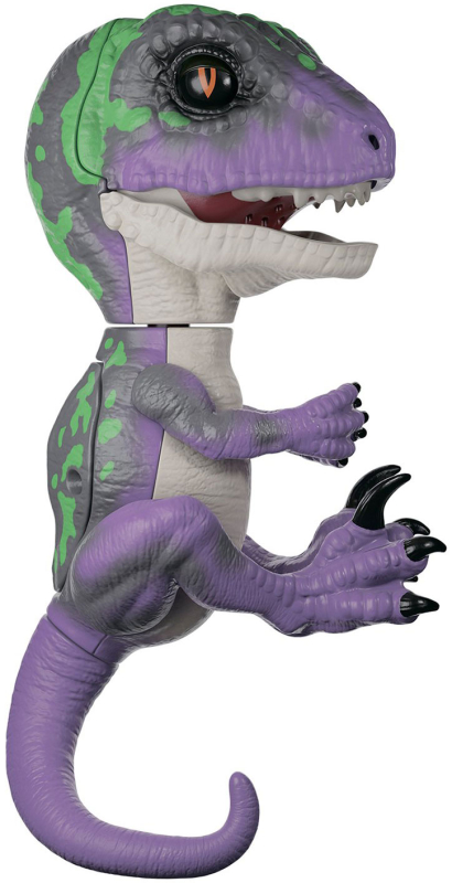 Интерактивный динозавр Fingerlings Рейзор фиолетовый с темно-зеленым 12 см