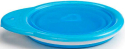 Дорожная тарелочка с крышкой Munchkin голубой
