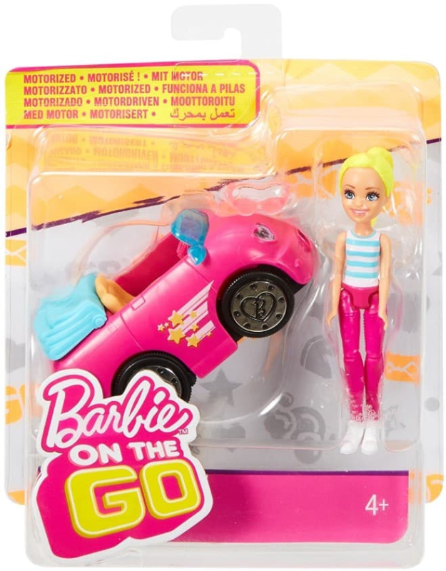 Набор Barbie Автомобиль и кукла, серия В движении