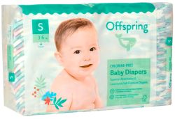 Подгузники Offspring Динозавры S 3-6 кг 48 штук